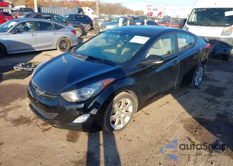 2011 Hyundai Elantra Limited (Ulsan Plant) z USA, uszkodzony, nr VIN KMHDH4AE6BU093920